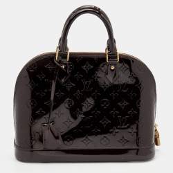 مملوكة مسبقًا حقيبة لوي فيتون ألما فيرنيه أمارانت مونوغرامي PM 