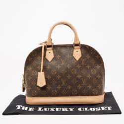 Pre Owned Louis Vuitton Monogram Canvas Alma PM Bag
