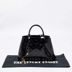 Pre Owned حقيبة لوي فيتون مونتيغين فيرنيه أسود ماغنيتيك مونوغرامي BB