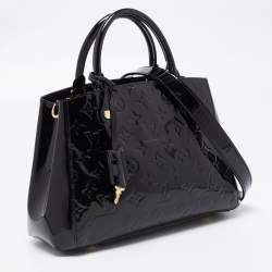 Pre Owned حقيبة لوي فيتون مونتيغين فيرنيه أسود ماغنيتيك مونوغرامي BB