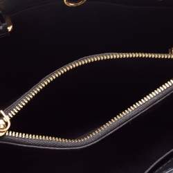 Pre Owned حقيبة لوي فيتون مونتيغين فيرنيه أسود ماغنيتيك مونوغرامي BB