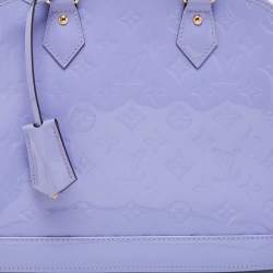 Pre Owned Louis Vuitton Lilac Monogram Vernis Leather Alma PM Bag