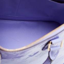Pre Owned Louis Vuitton Lilac Monogram Vernis Leather Alma PM Bag