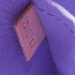 Pre Owned Louis Vuitton Lilac Monogram Vernis Leather Alma PM Bag