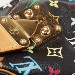 Pre Owned Louis Vuitton Black Monogram Multicolore Canvas Speedy 30 Bag
