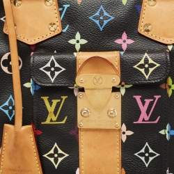 Pre Owned Louis Vuitton Black Monogram Multicolore Canvas Speedy 30 Bag