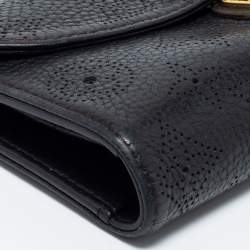 Louis Vuitton Black Monogram Mahina Leather Amelia Wallet