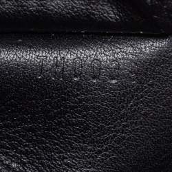 Louis Vuitton Black Monogram Mahina Leather Amelia Wallet