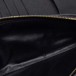 Louis Vuitton Black Monogram Mahina Leather Amelia Wallet