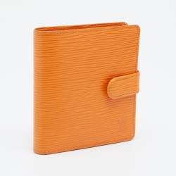 مملوكة مسبقًا محفظة لوي فيتون بروتوبير جلد إيبي برتقالي ماندرين