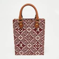 Pre Owned Louis Vuitton Bordeaux Since 1854 Jacquard Petit Sac Plat Bag