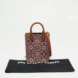 Pre Owned Louis Vuitton Bordeaux Since 1854 Jacquard Petit Sac Plat Bag
