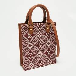 Pre Owned Louis Vuitton Bordeaux Since 1854 Jacquard Petit Sac Plat Bag