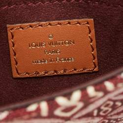 Pre Owned Louis Vuitton Bordeaux Since 1854 Jacquard Petit Sac Plat Bag