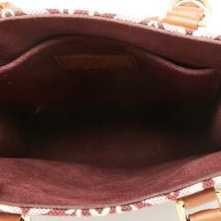 Pre Owned Louis Vuitton Bordeaux Since 1854 Jacquard Petit Sac Plat Bag