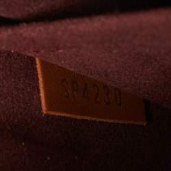 Pre Owned Louis Vuitton Bordeaux Since 1854 Jacquard Petit Sac Plat Bag