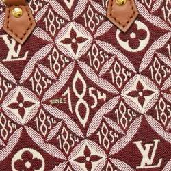 Pre Owned Louis Vuitton Bordeaux Since 1854 Jacquard Petit Sac Plat Bag