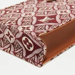 Pre Owned Louis Vuitton Bordeaux Since 1854 Jacquard Petit Sac Plat Bag