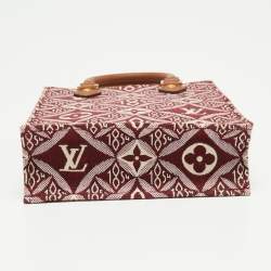 Pre Owned Louis Vuitton Bordeaux Since 1854 Jacquard Petit Sac Plat Bag