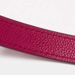 Pre Owned Louis Vuitton Fuchsia/Flamme Leather Lockme II Bag