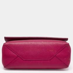 Pre Owned Louis Vuitton Fuchsia/Flamme Leather Lockme II Bag