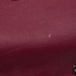 Pre Owned Louis Vuitton Fuchsia/Flamme Leather Lockme II Bag