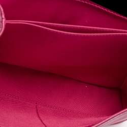 Pre Owned Louis Vuitton Fuchsia/Flamme Leather Lockme II Bag