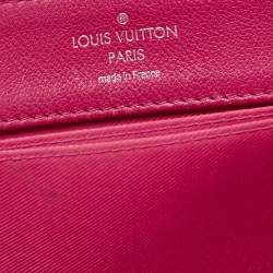 Pre Owned Louis Vuitton Fuchsia/Flamme Leather Lockme II Bag