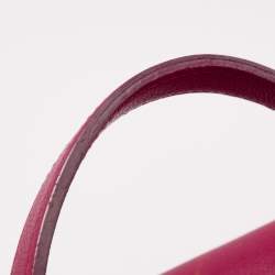 Pre Owned Louis Vuitton Fuchsia/Flamme Leather Lockme II Bag