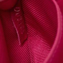 Pre Owned Louis Vuitton Fuchsia/Flamme Leather Lockme II Bag