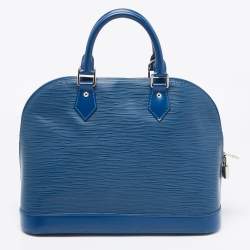 Pre Owned Louis Vuitton Saphir Epi Leather Alma PM Bag