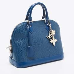 Pre Owned Louis Vuitton Saphir Epi Leather Alma PM Bag