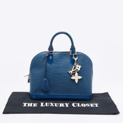 Pre Owned Louis Vuitton Saphir Epi Leather Alma PM Bag