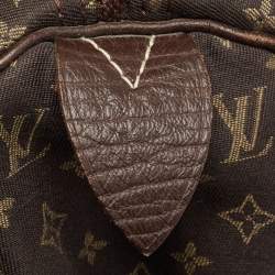 Pre Owned Louis Vuitton Fusain Monogram Idylle Canvas and Leather Speedy 30 Bag