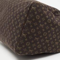 Pre Owned Louis Vuitton Fusain Monogram Idylle Canvas and Leather Speedy 30 Bag
