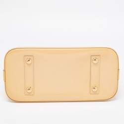 Pre Owned Louis Vuitton Vert Impression Monogram Vernis Alma PM Bag