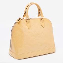 Pre Owned Louis Vuitton Vert Impression Monogram Vernis Alma PM Bag