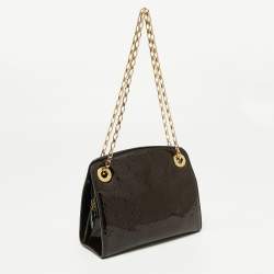 Pre Owned Louis Vuitton Amarante Monogram Vernis Virginia PM Bag