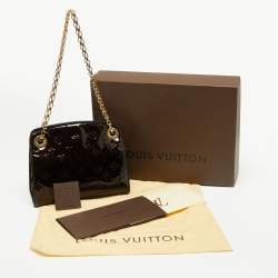 Pre Owned Louis Vuitton Amarante Monogram Vernis Virginia PM Bag