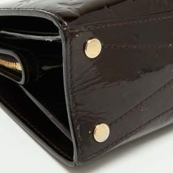 Pre Owned Louis Vuitton Amarante Monogram Vernis Virginia PM Bag