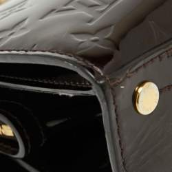 Pre Owned Louis Vuitton Amarante Monogram Vernis Virginia PM Bag