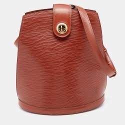 Louis Vuitton Red EPI Cluny Bag