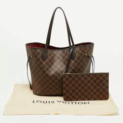 Louis Vuitton Damier Ebene Canvas Neverfull MM Bag