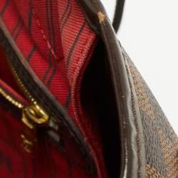 Louis Vuitton Damier Ebene Canvas Neverfull MM Bag