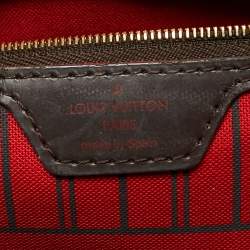 Louis Vuitton Damier Ebene Canvas Neverfull MM Bag