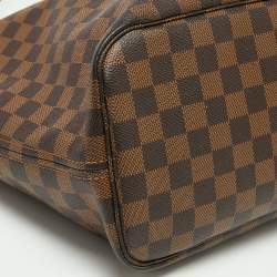 Louis Vuitton Damier Ebene Canvas Neverfull MM Bag