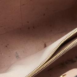 Pre Owned Louis Vuitton Magnolia Damier Ebene Canvas Brittany Bag