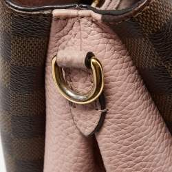 Pre Owned Louis Vuitton Magnolia Damier Ebene Canvas Brittany Bag