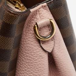 Pre Owned Louis Vuitton Magnolia Damier Ebene Canvas Brittany Bag
