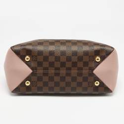 Pre Owned Louis Vuitton Magnolia Damier Ebene Canvas Brittany Bag